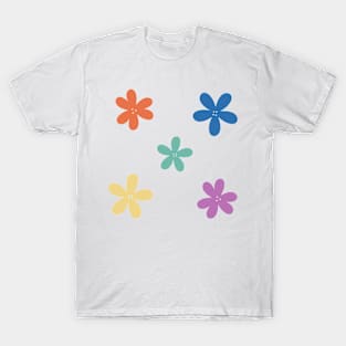 Abstract Flowers - Summer 2022 color palette T-Shirt